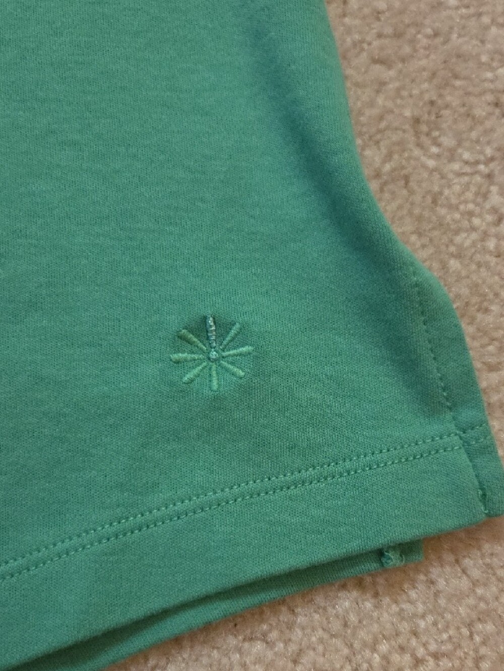 Isaac Mizrahi Teal Short-Sleeve Polo Top - Picture 3 of 5